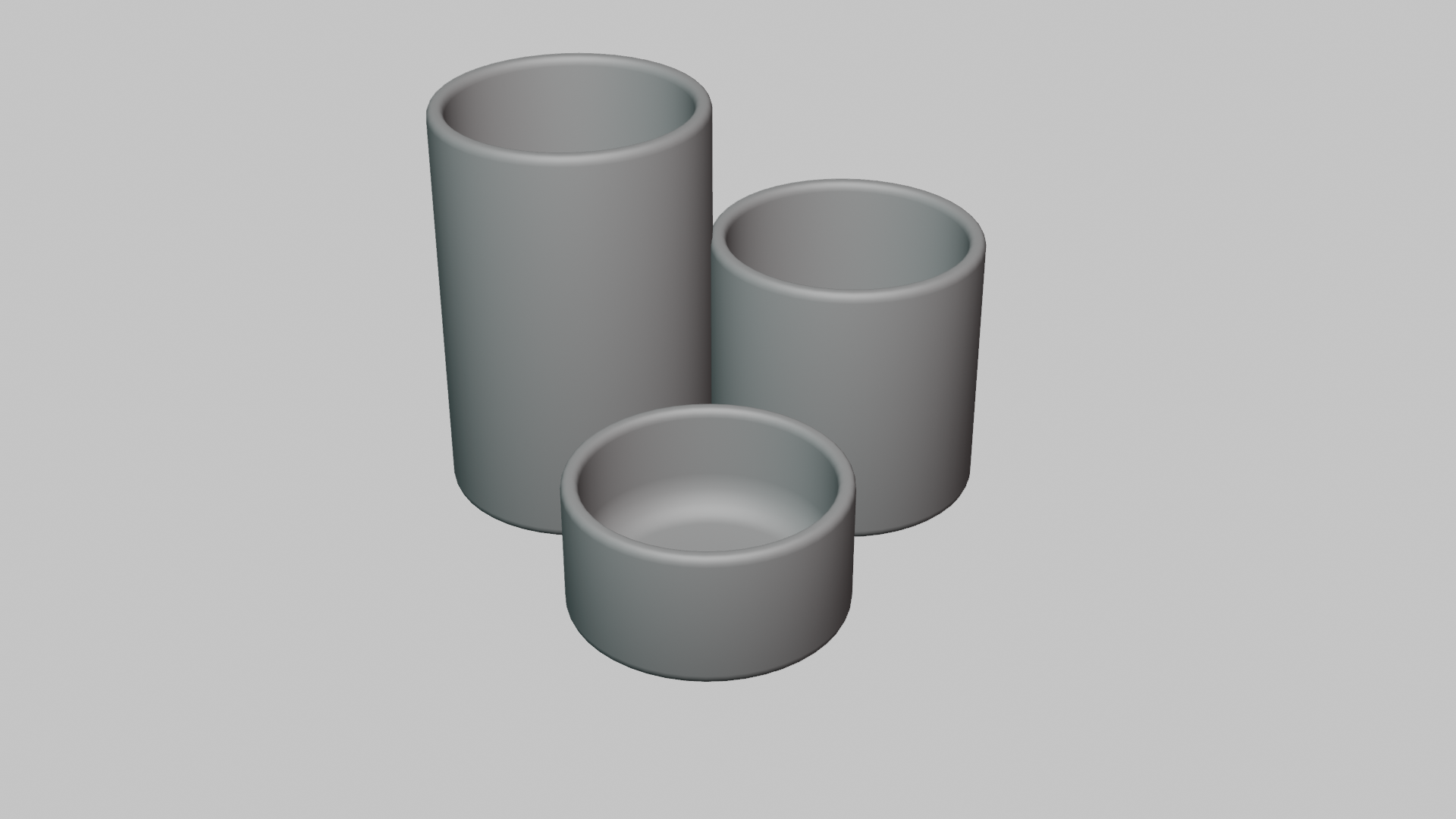 Minimalist Pencil Holder Set | 3D Printable Desk Organiser
