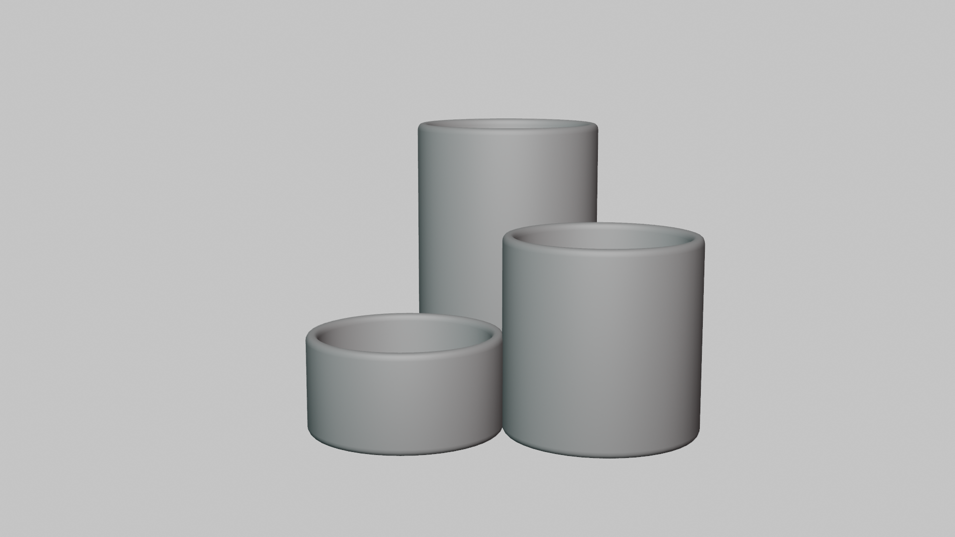 Minimalist Pencil Holder Set | 3D Printable Desk Organiser