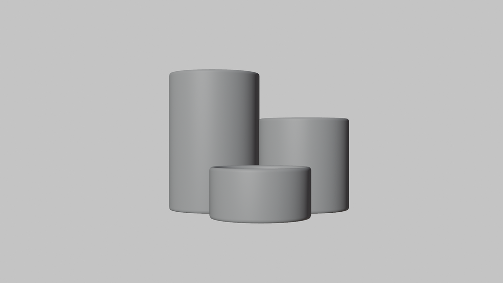 Minimalist Pencil Holder Set | 3D Printable Desk Organiser