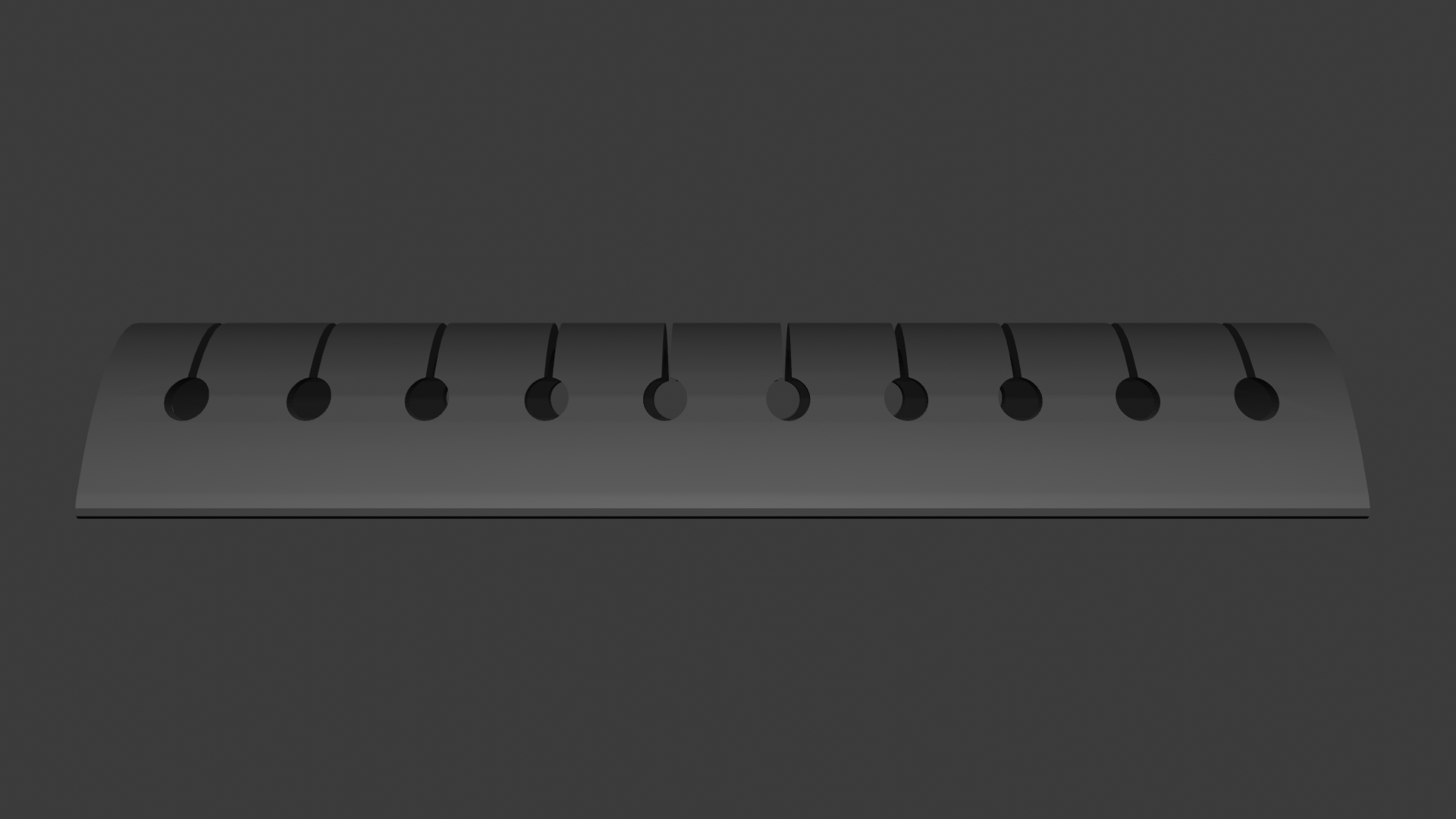 Cable & Wire Organiser | 3D Printable 10-Slot Desk Cable Holder