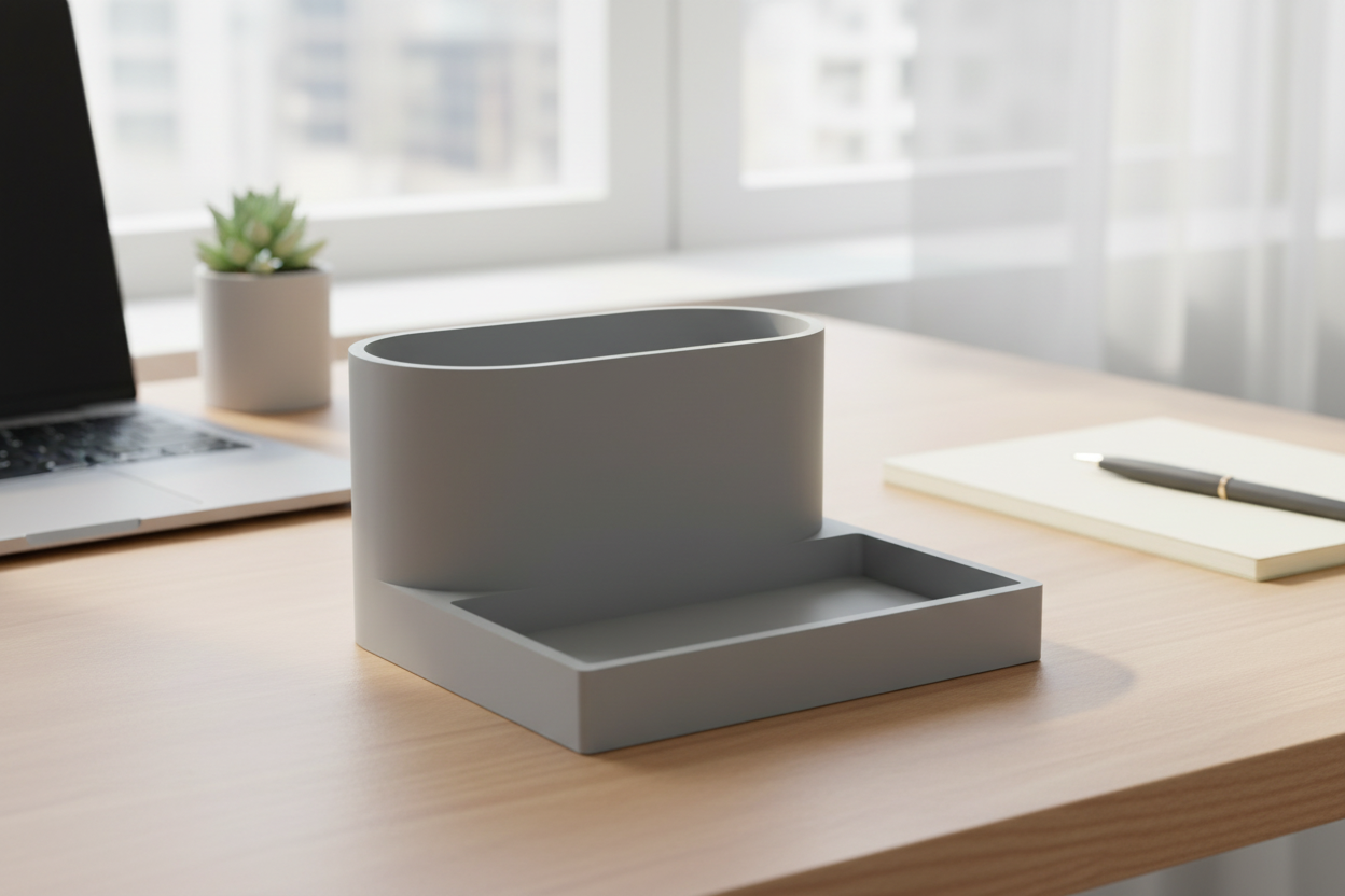 Pencil Holder Desk Scene