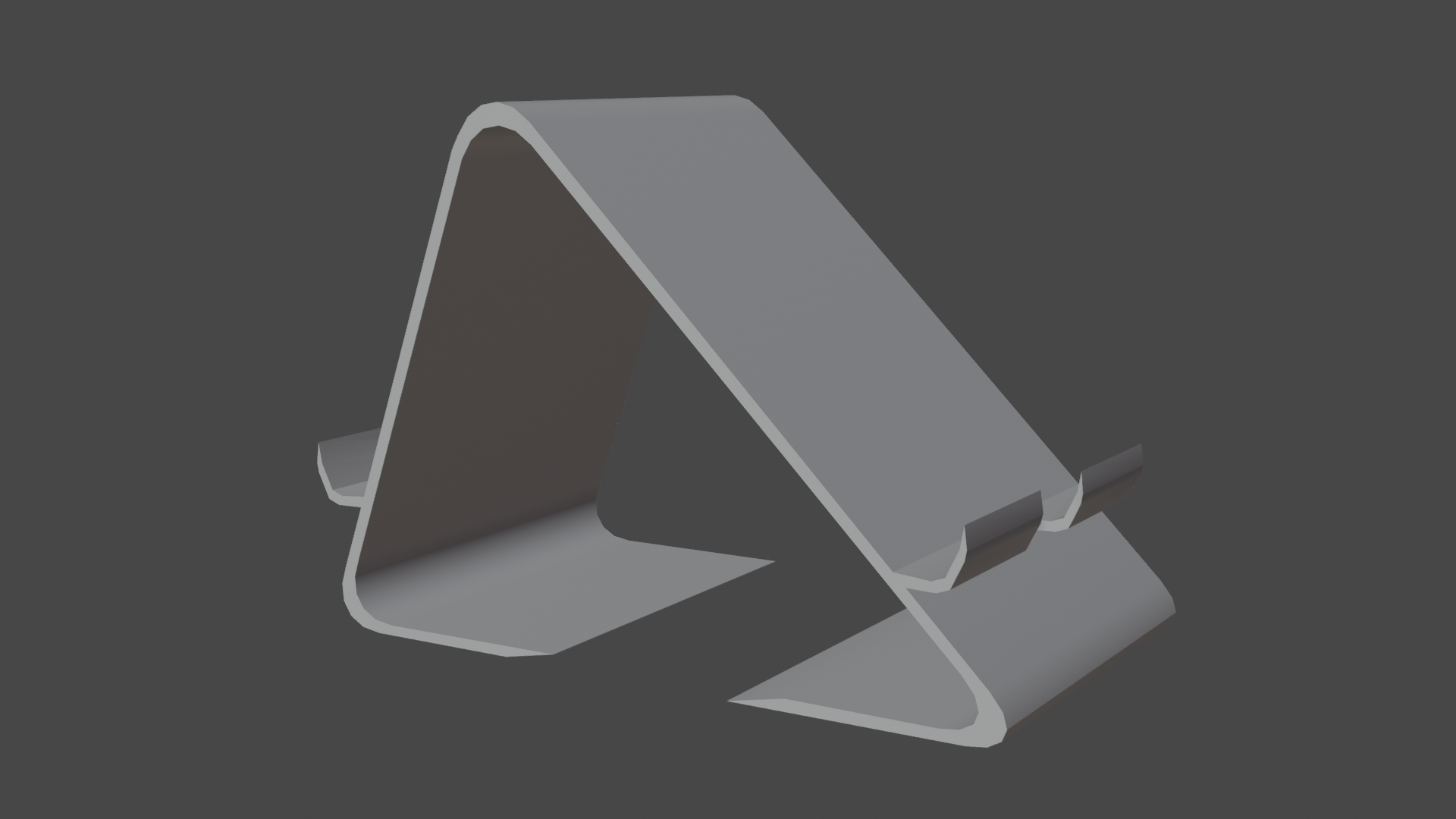 Phone Stand STL File – 2 Angles, Charge-Through Design | 3D Print File