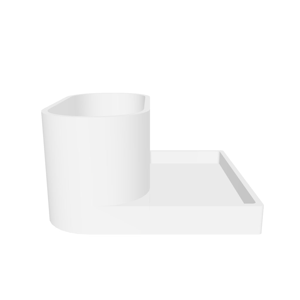 Modern Pencil Holder with Storage Tray | 3D Printable Desk Organiser
