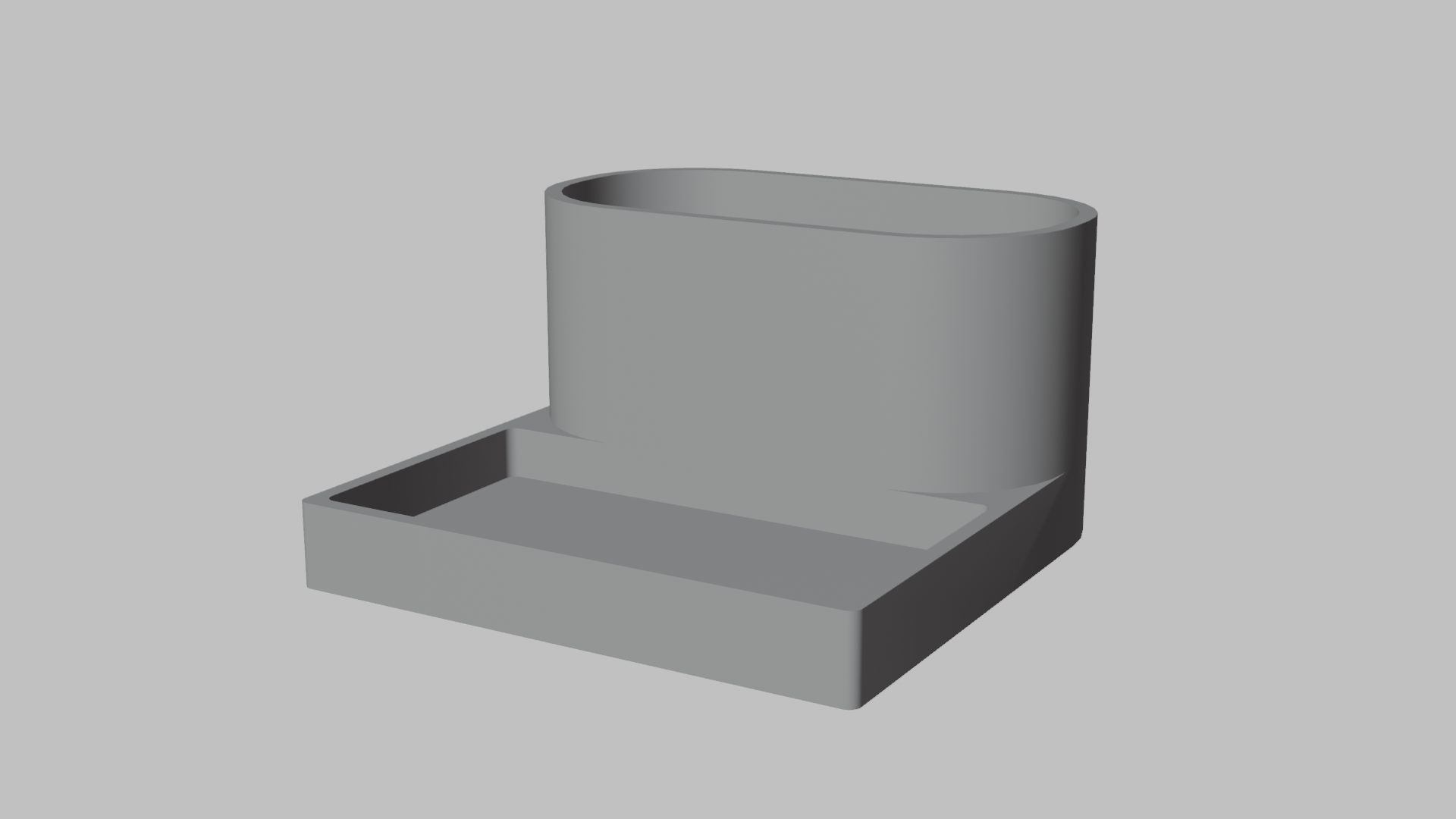 Modern Pencil Holder with Storage Tray | 3D Printable Desk Organiser